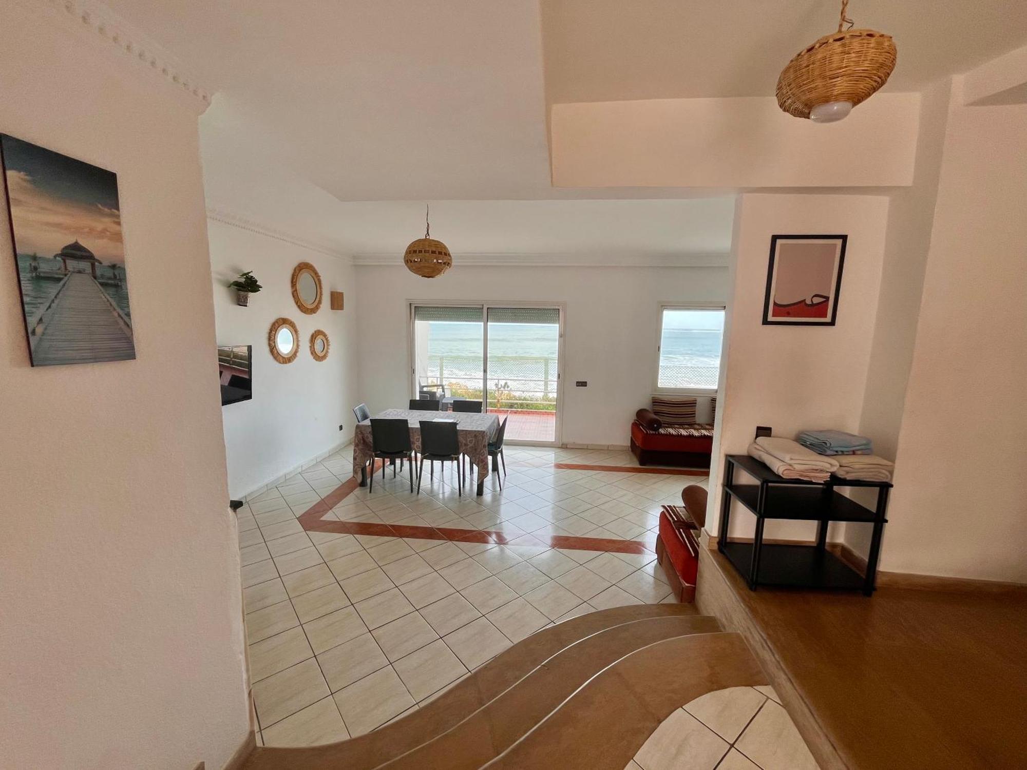 Splendid Beachfront Villa In Sidi Bouzid Beach With Pool Douar Ourlali Ngoại thất bức ảnh
