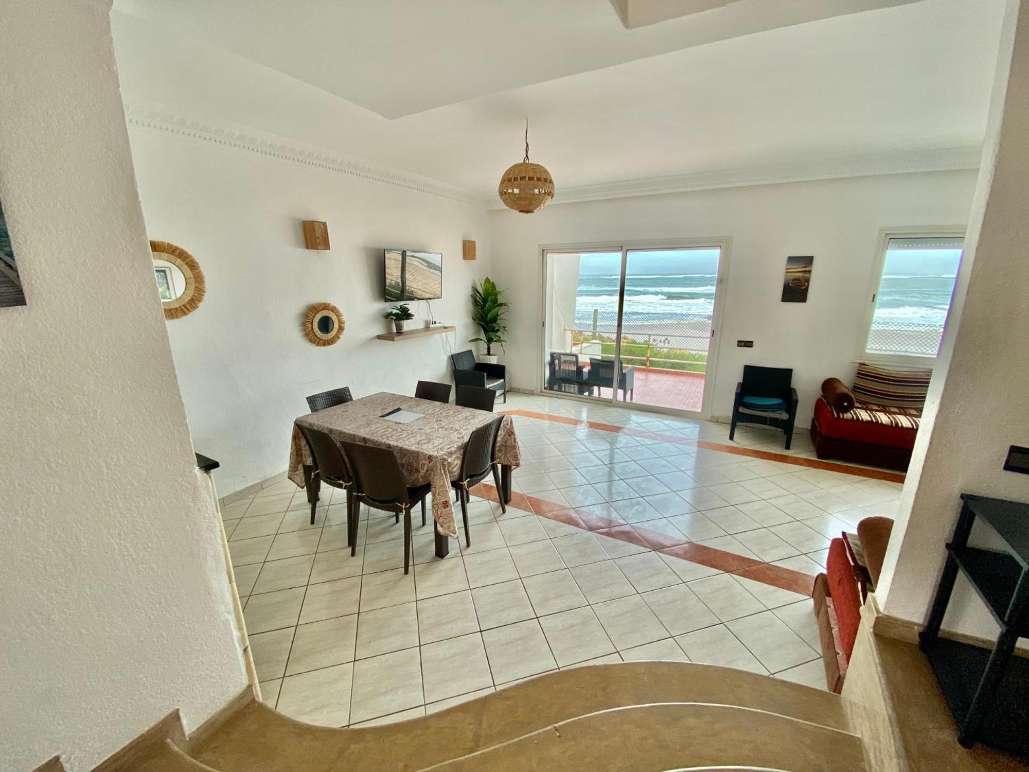 Splendid Beachfront Villa In Sidi Bouzid Beach With Pool Douar Ourlali Ngoại thất bức ảnh