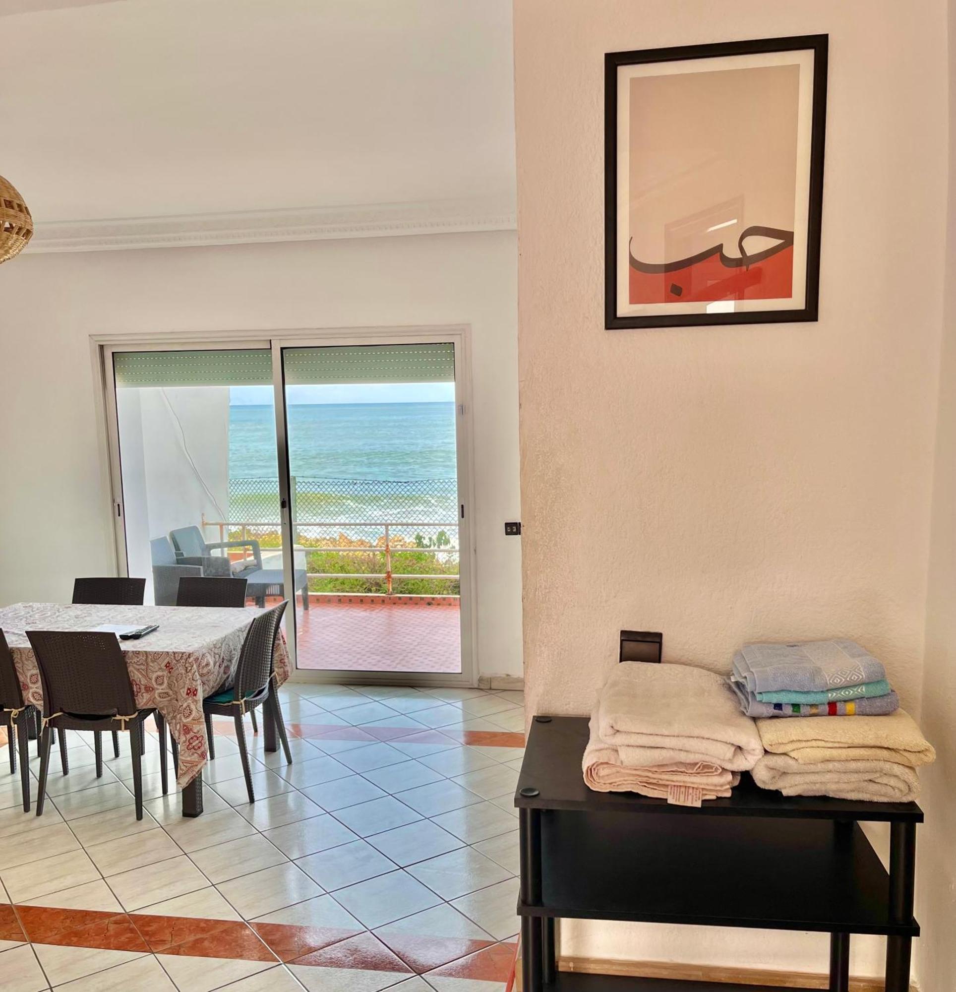 Splendid Beachfront Villa In Sidi Bouzid Beach With Pool Douar Ourlali Ngoại thất bức ảnh