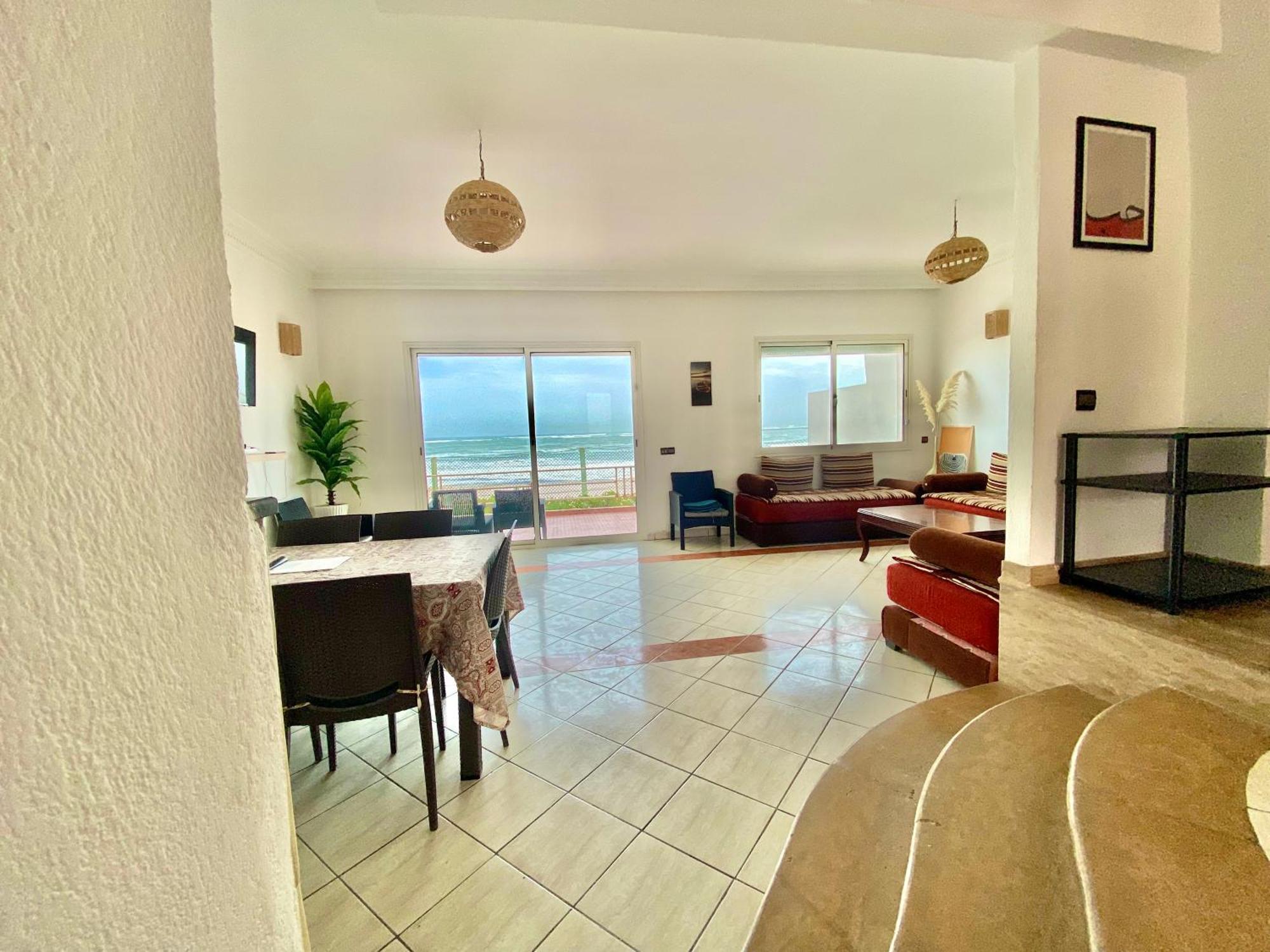 Splendid Beachfront Villa In Sidi Bouzid Beach With Pool Douar Ourlali Ngoại thất bức ảnh